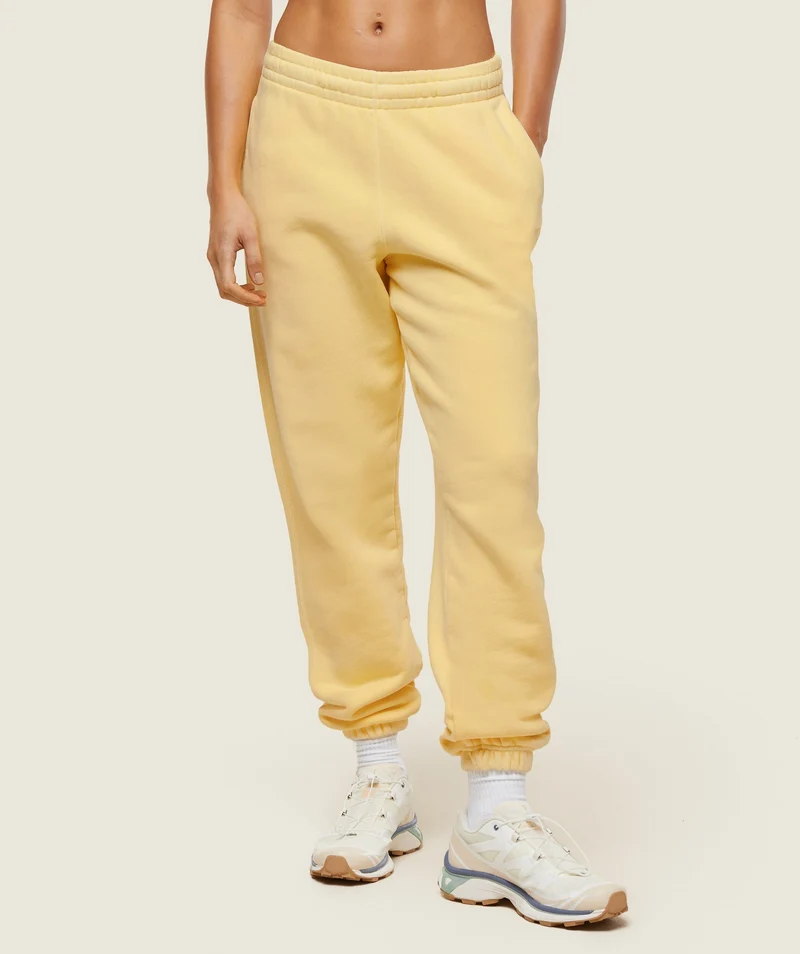 Gymshark Comfort Oversized Pant - Sunray Yellow/Pigment Garment Dye + Wash