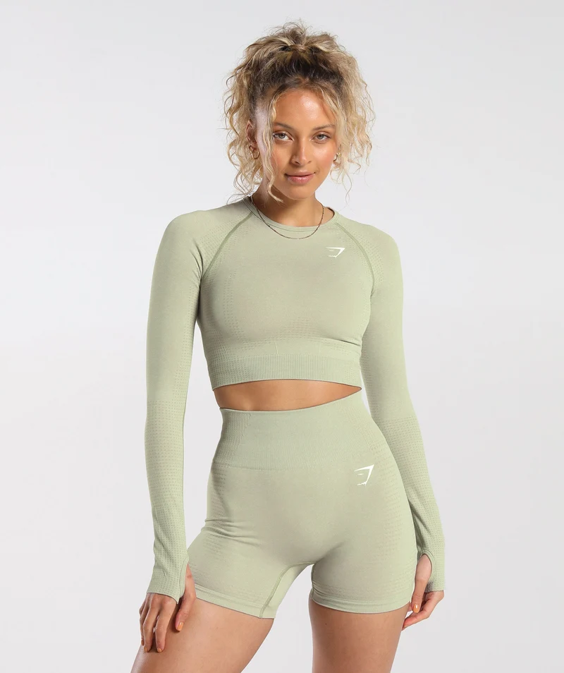 Gymshark Vital Crop Top - Green