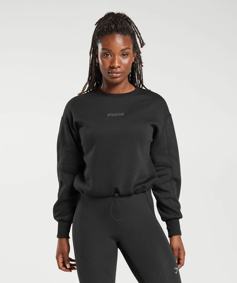 Gymshark Pulse Sweatshirt - Black