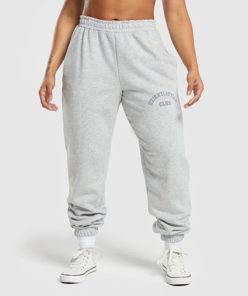 Gymshark Weightlifting Club Joggers - Light Grey Core Marl