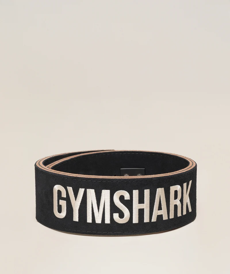 Gymshark Lever Belt - Black/Ecru White