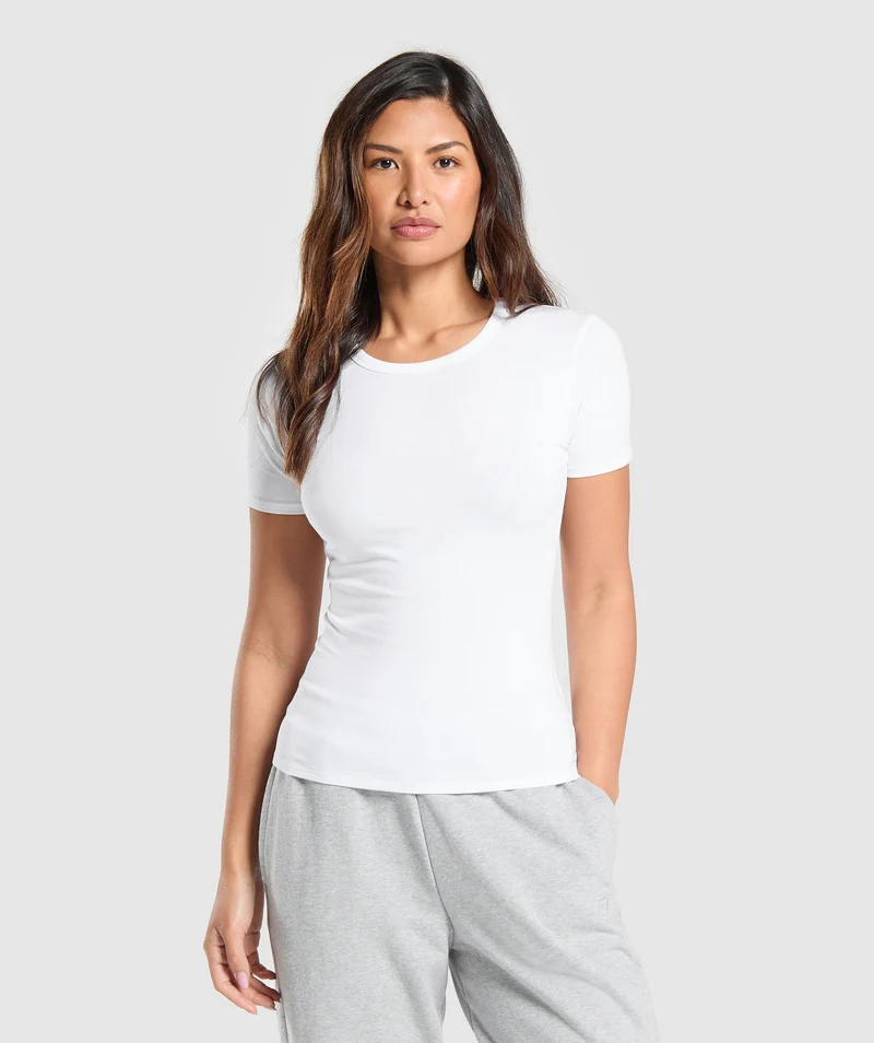 Gymshark Cotton T-Shirt - White