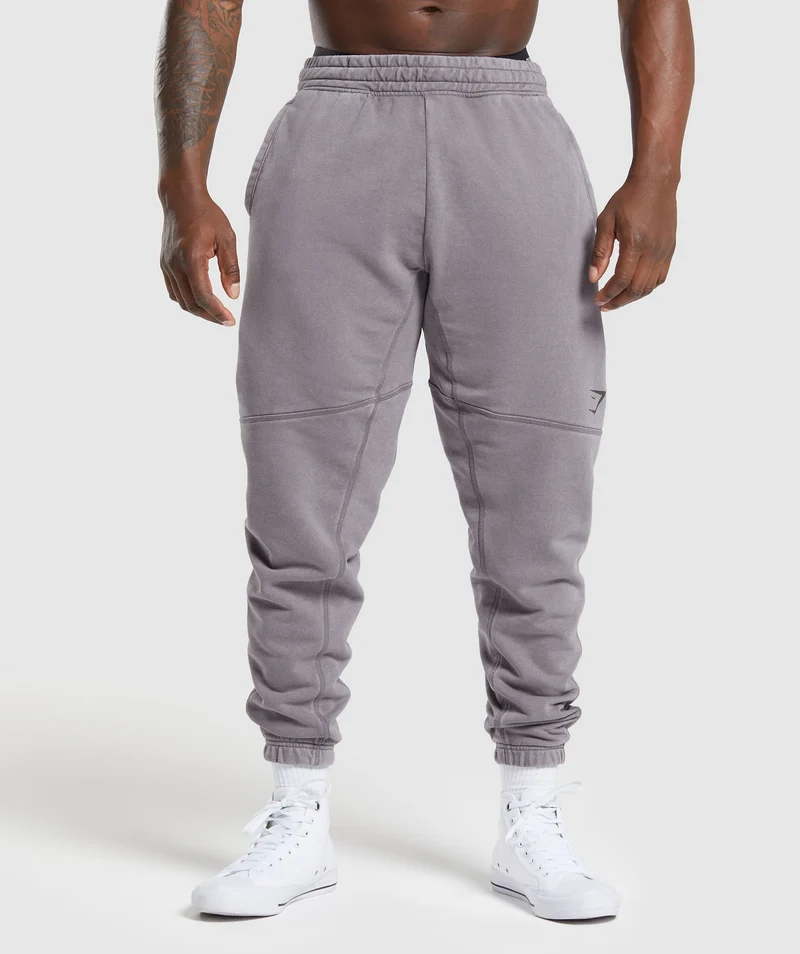 Gymshark Power Washed Jogger - Fog Purple/Acid Wash Small Ball