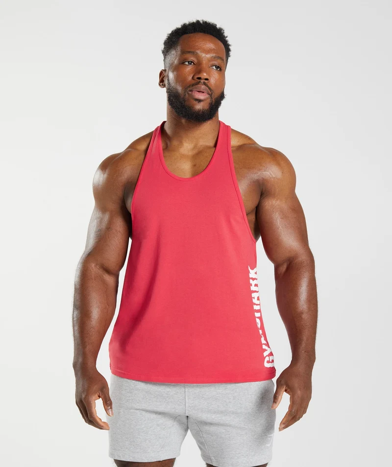 Gymshark Slice Stringer - Red