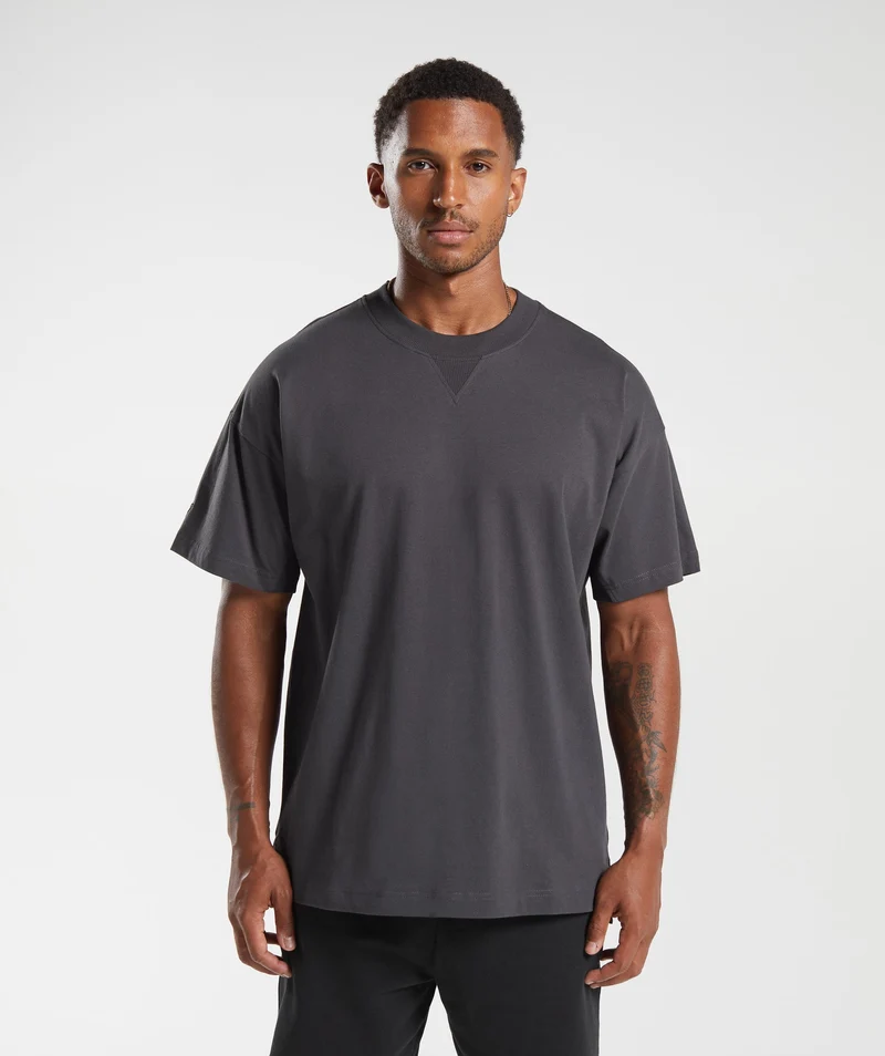 Gymshark Rest Day Essentials T-shirt - Grey