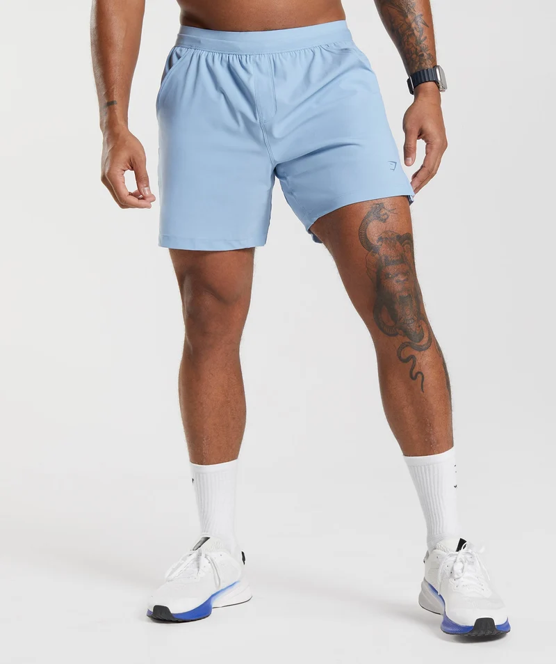 Gymshark Studio 6" Shorts - Ozone Blue