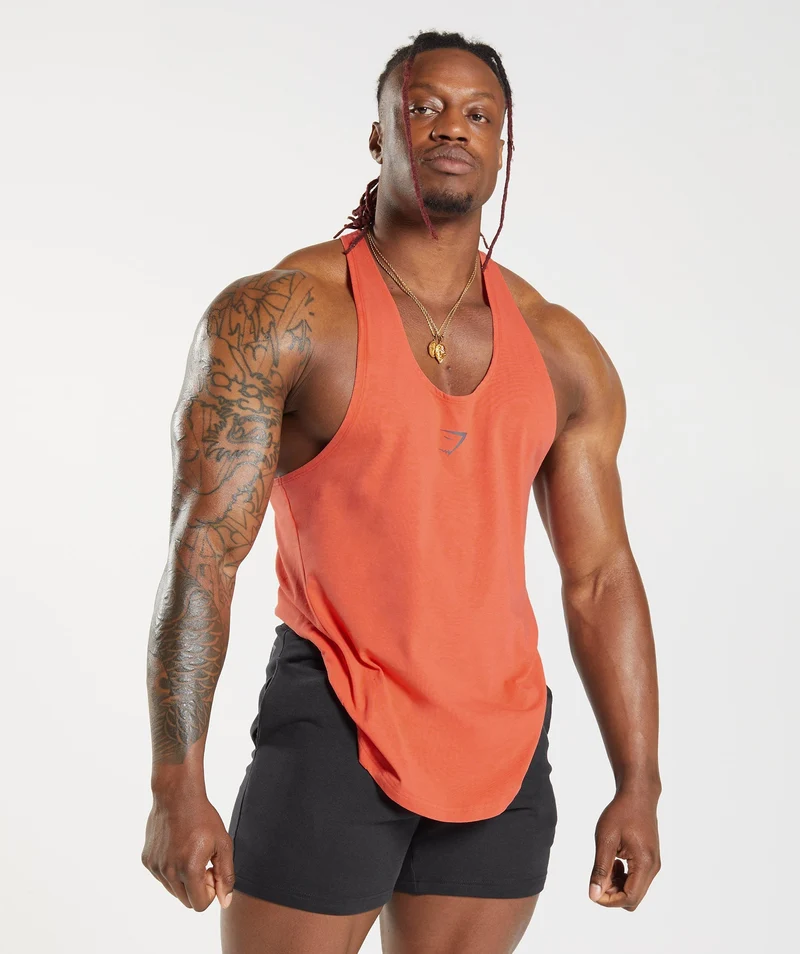 Gymshark Bold Stringer - Orange