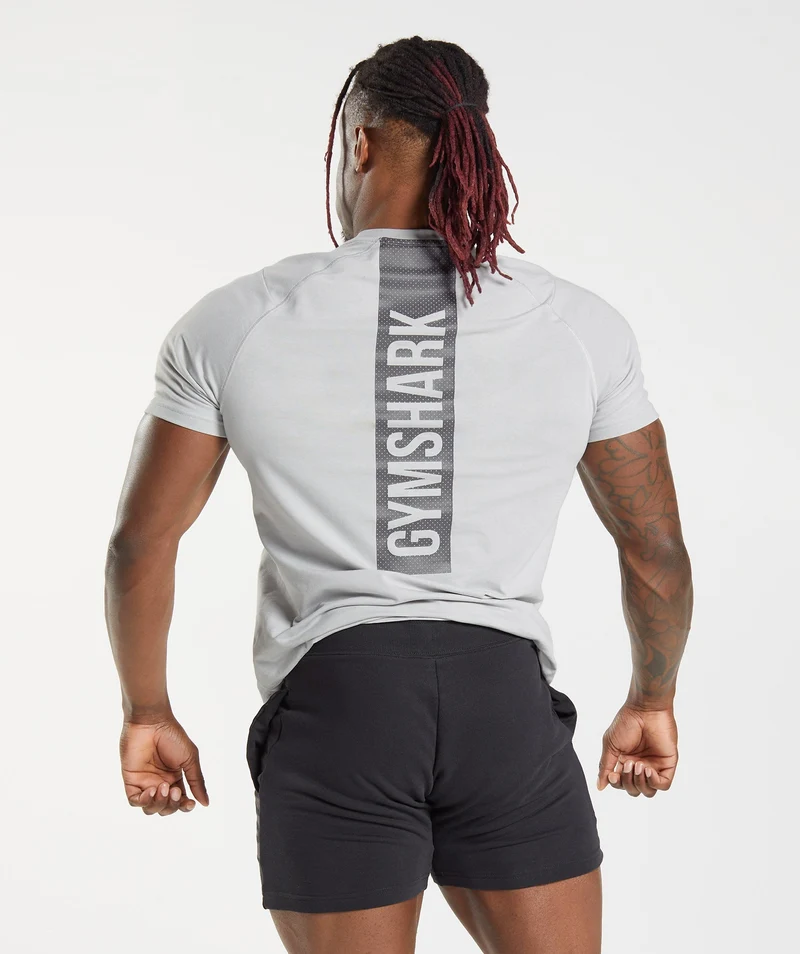Gymshark Bold T-Shirt - Light Grey