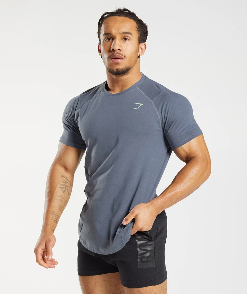 Gymshark Bold T-Shirt - Evening Blue