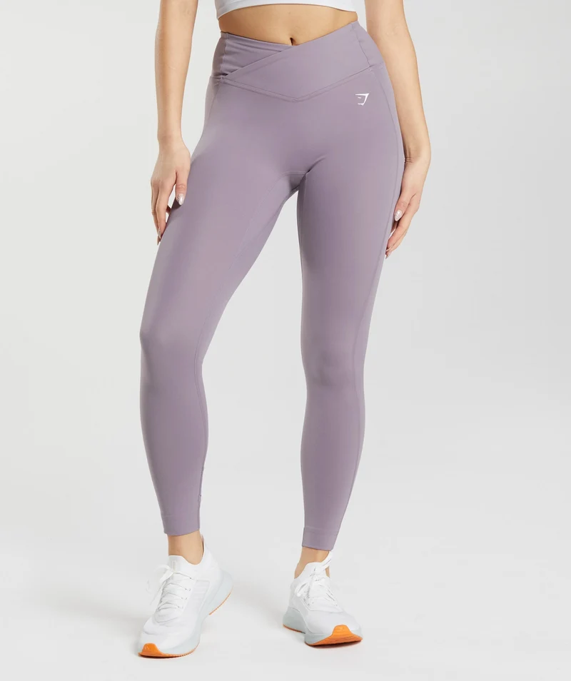 Gymshark Crossover Leggings - Purple
