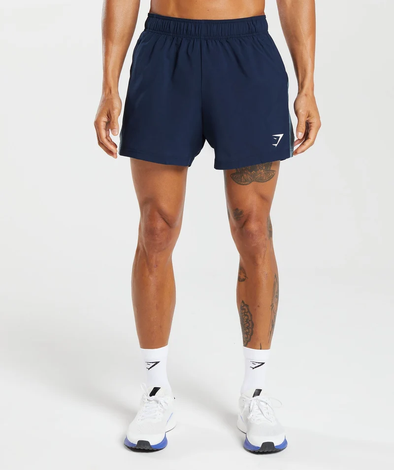 Gymshark Sport 5" Shorts - Navy/Denim Teal