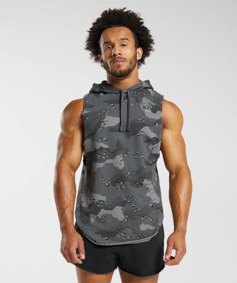 Gymshark Legacy Drop Arm Hoodie - Grey