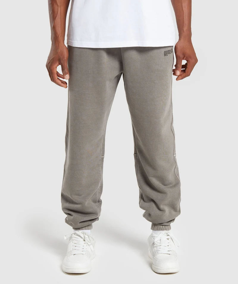 Gymshark Rest Day Heavyweight Jogger - Camo Brown/Pigment Dye