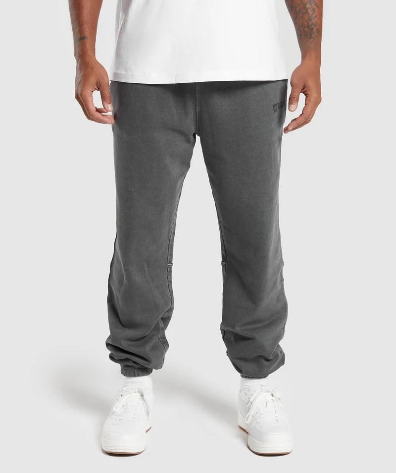 Gymshark Rest Day Heavyweight Jogger - Black/Pigment Dye