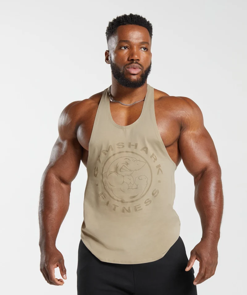 Gymshark Legacy Stringer - Brown