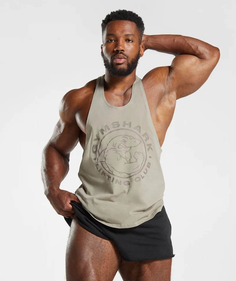 Gymshark Legacy Stringer - Brown