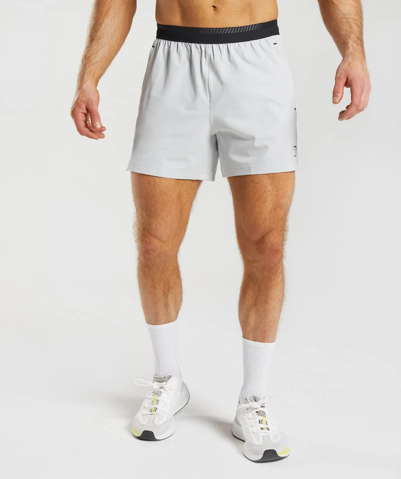 Gymshark Apex 5" Hybrid Short - Light Grey
