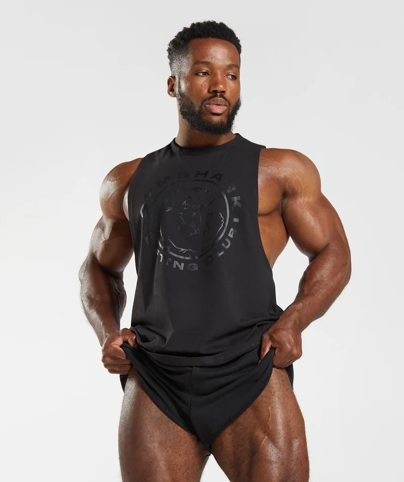 Gymshark Legacy Drop Arm Tank - Black