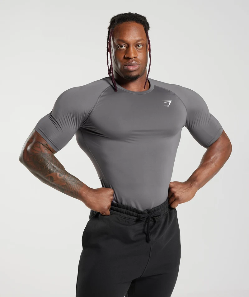 Gymshark Element Baselayer T-Shirt - Grey