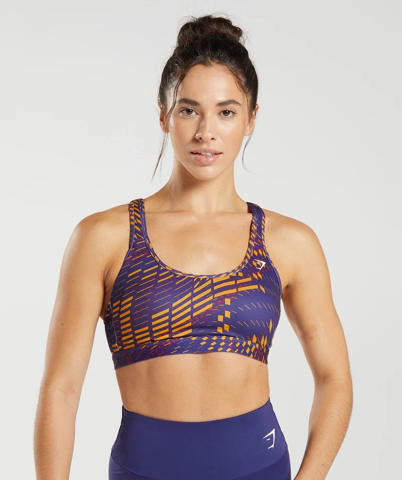 Gymshark Scoop Neck Sports Bra - Purple