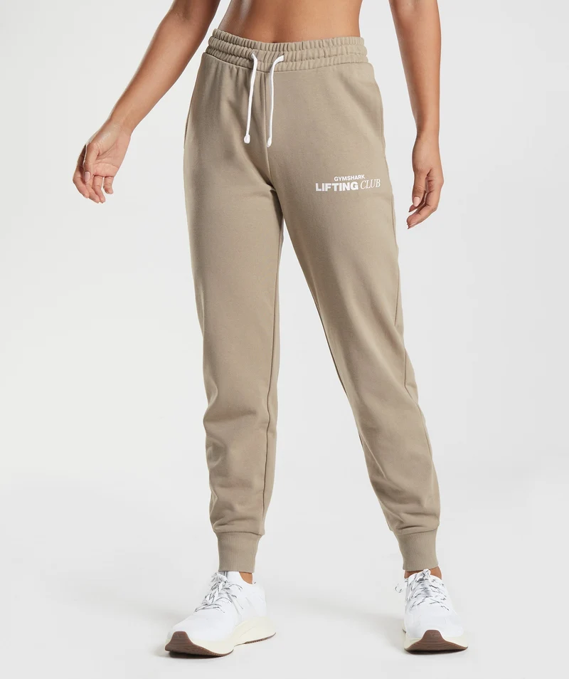 Gymshark Social Club Jogger - Cement Brown