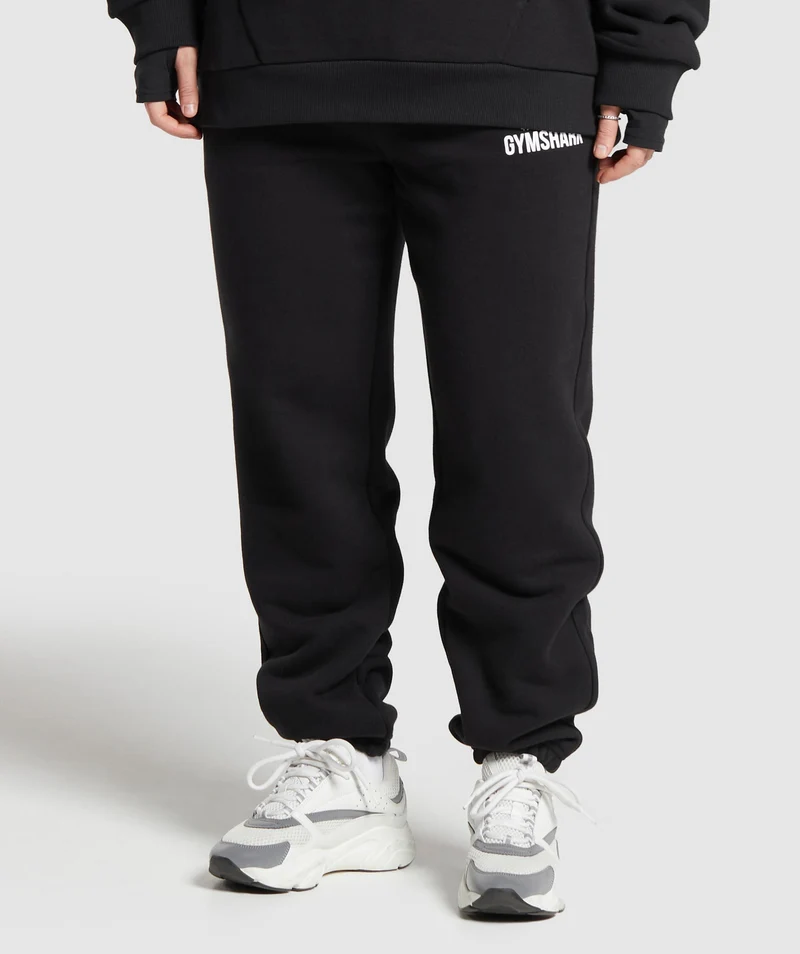 Gymshark X Leana Deeb Oversized Joggers - Black