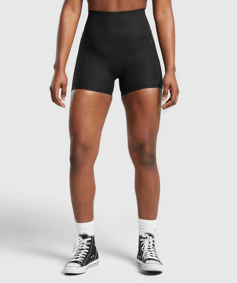 Gymshark Ribbed Short - Black