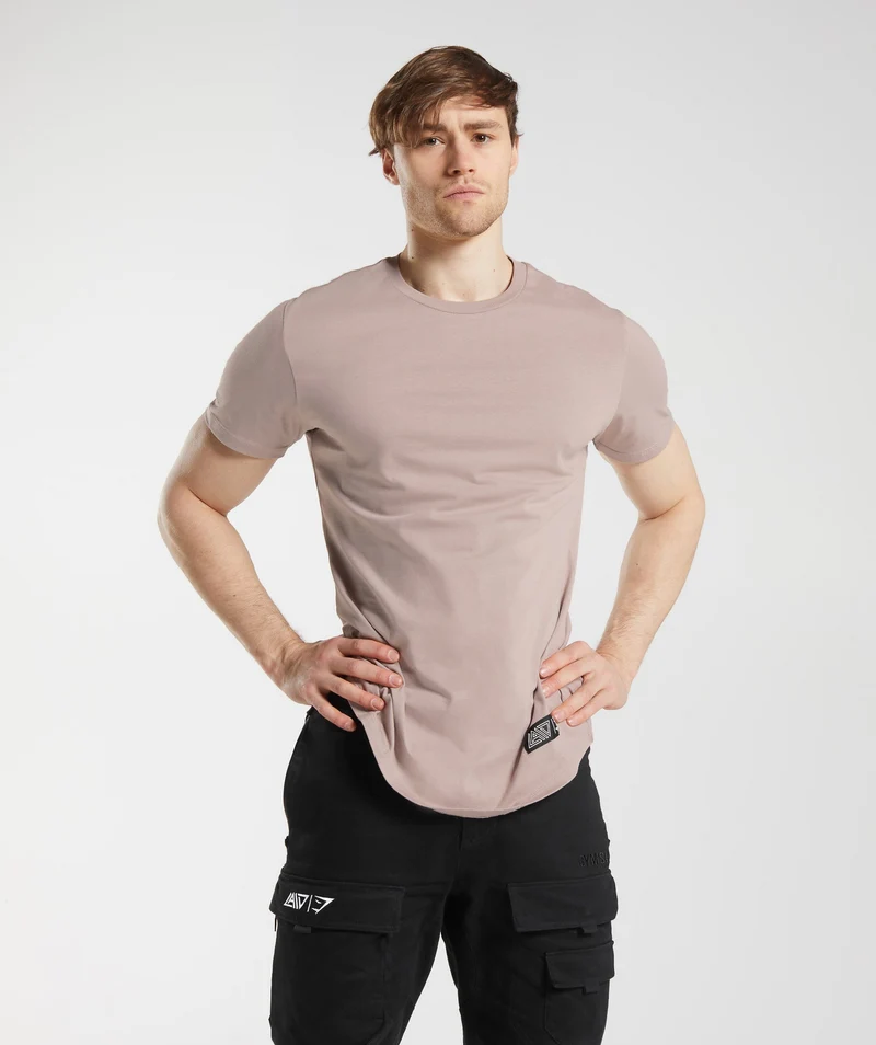 Gymshark x David Laid T-Shirt - Modern Blush Pink