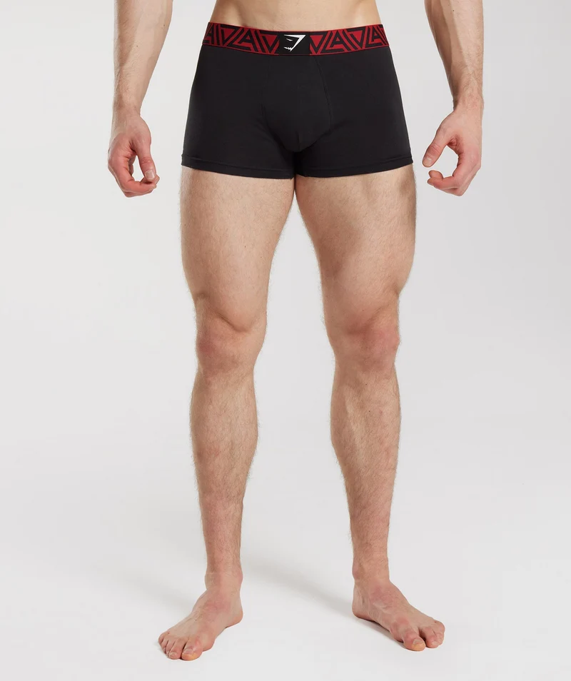 Gymshark x David Laid Boxers 1pk - Black/Black