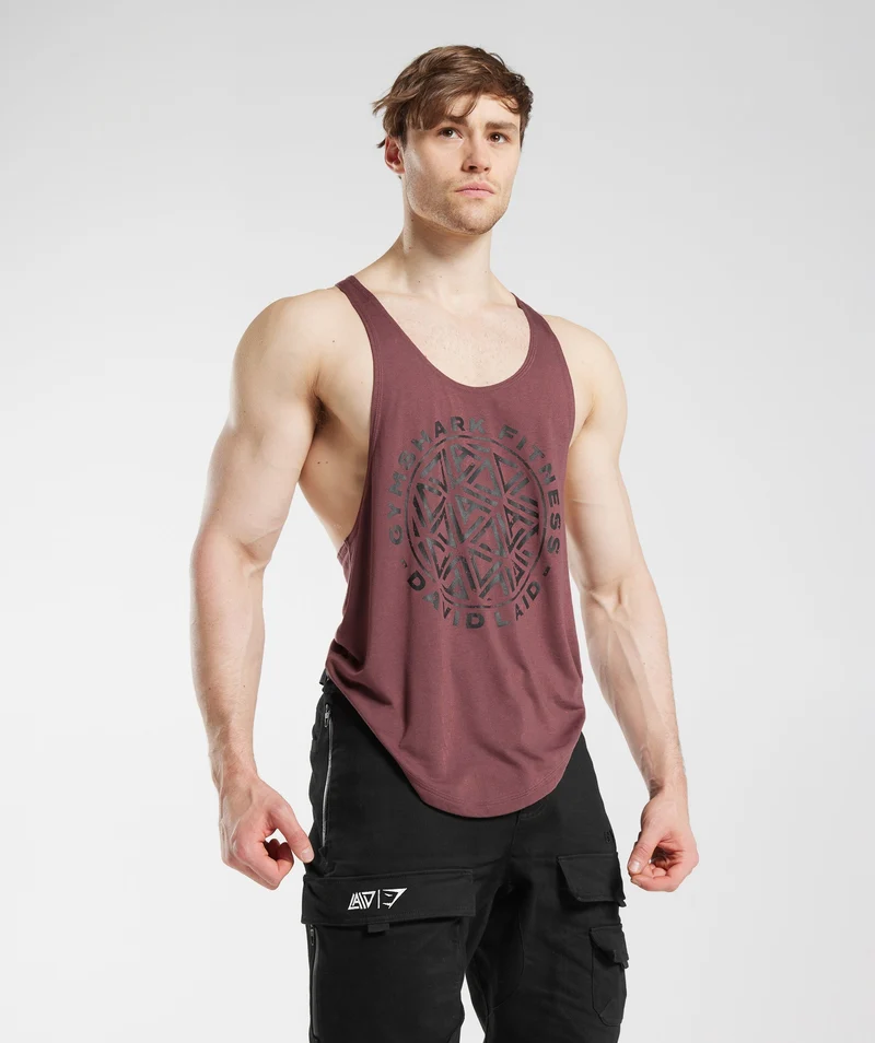 Gymshark x David Laid Stringer - Brown