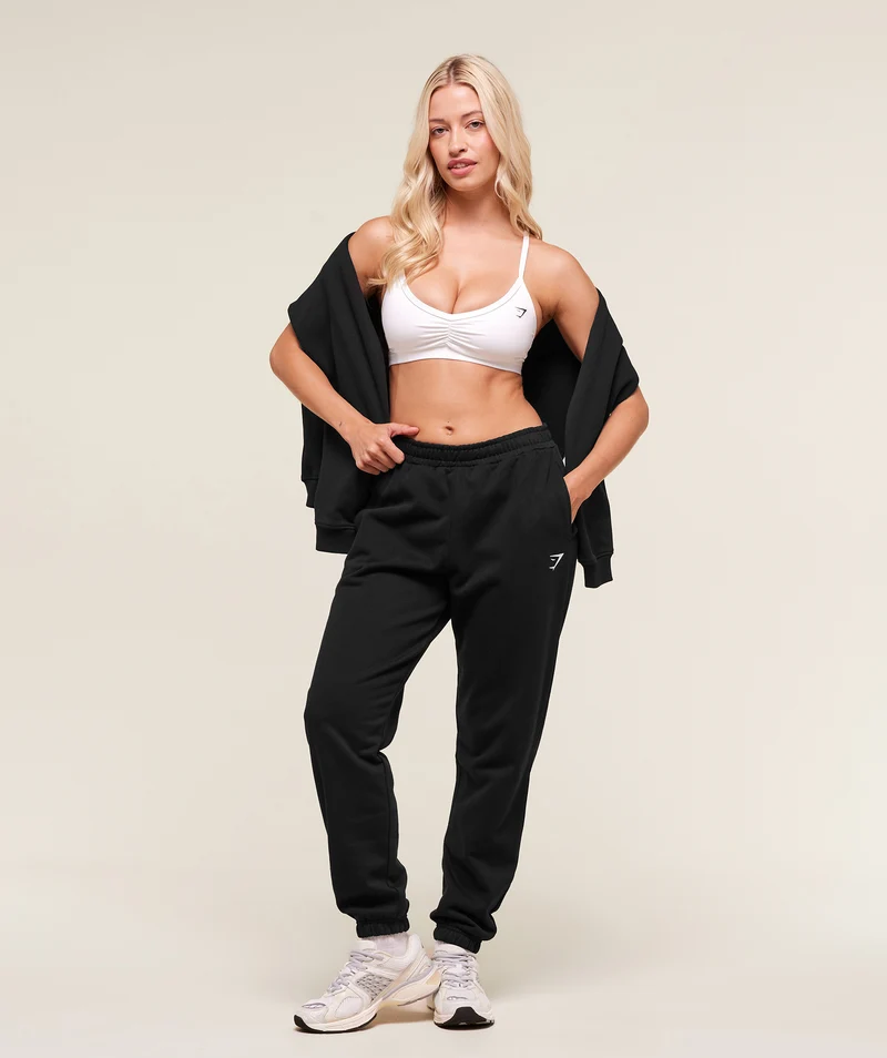 Gymshark Training Regular Fleece Joggers - Black