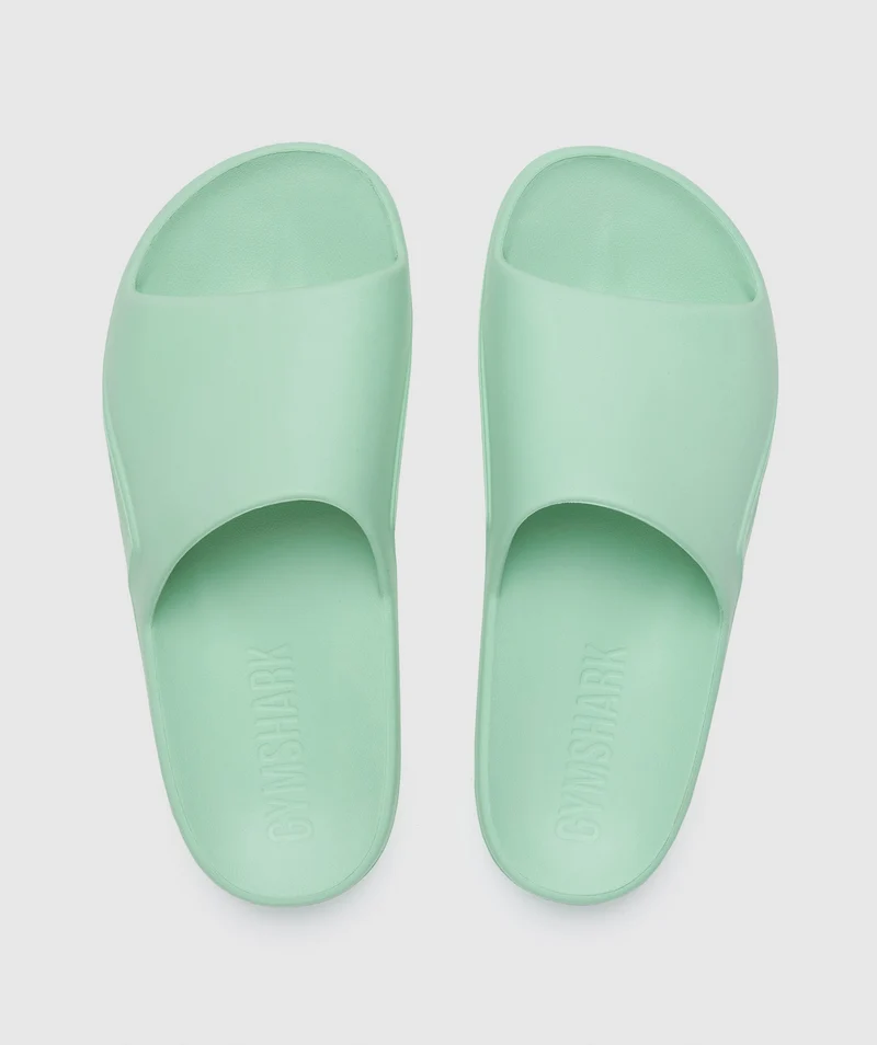 Gymshark Rest Day Slides - Pastel Green