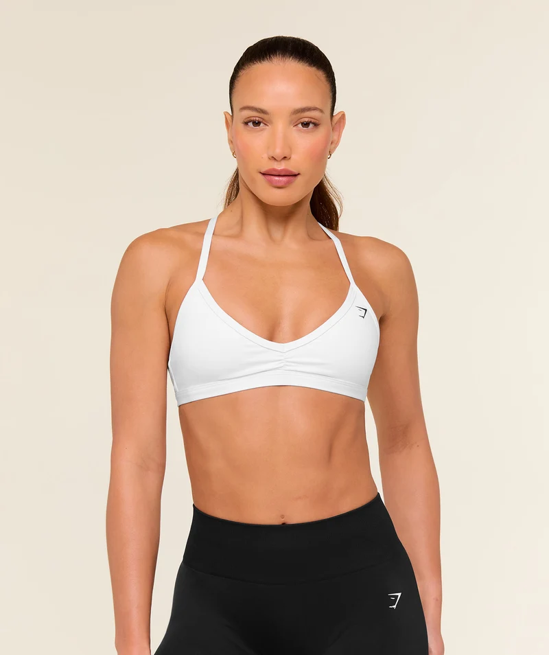 Gymshark Minimal Sports Bra - White