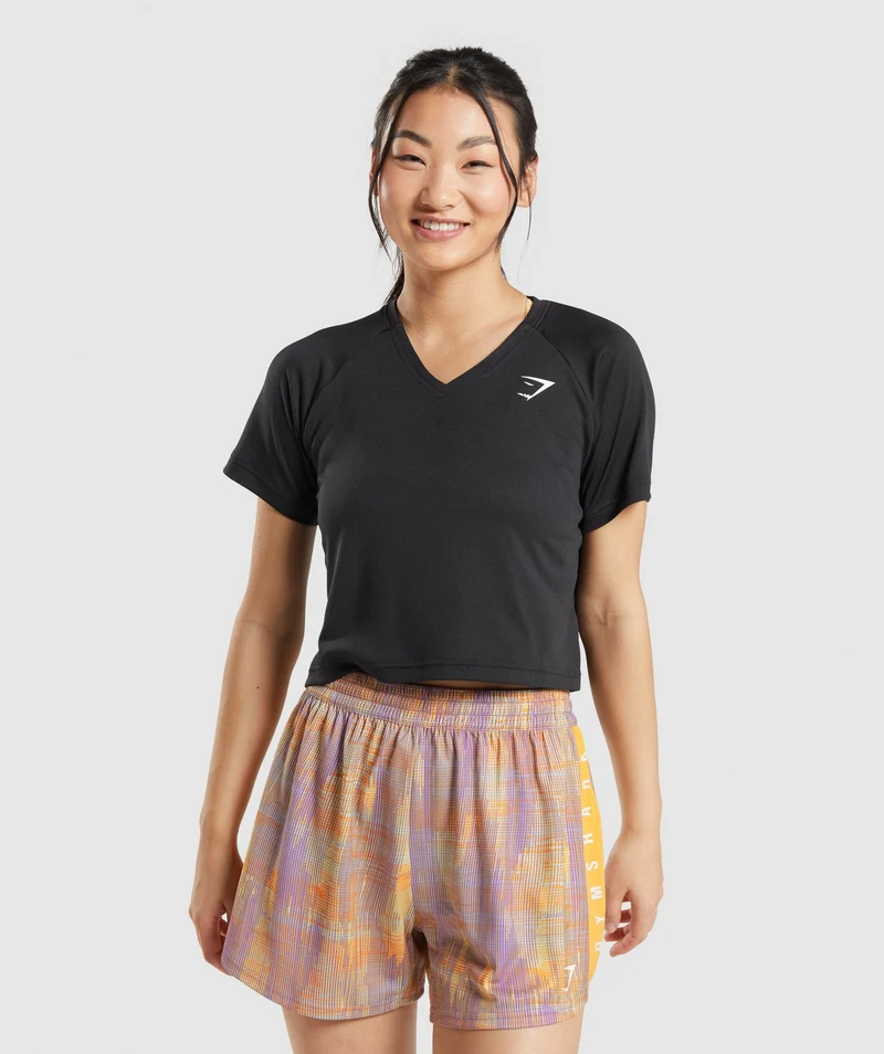 Gymshark Sport Midi T-Shirt - Black