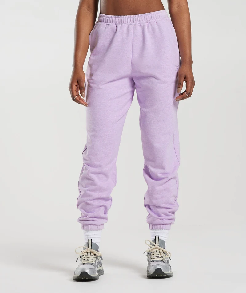 Gymshark Rest Day Sweats Joggers - Bros Aura Lilac Marl