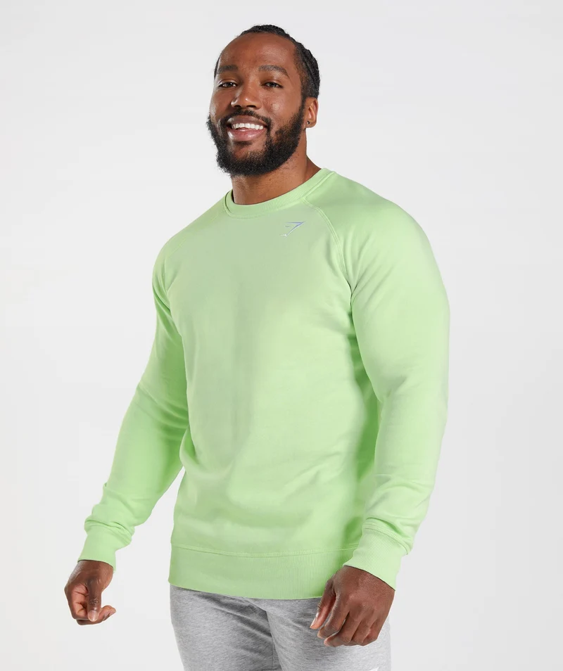 Gymshark Crest Crew - Kiwi Green