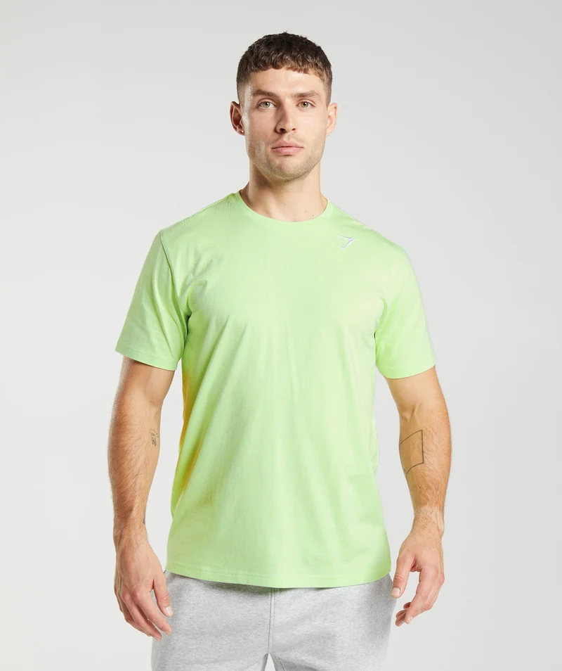 Gymshark Crest T-Shirt - Kiwi Green