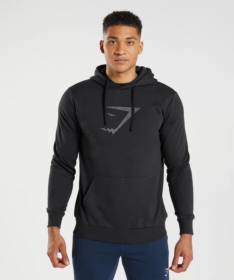 Gymshark Sharkhead Hoodie - Black