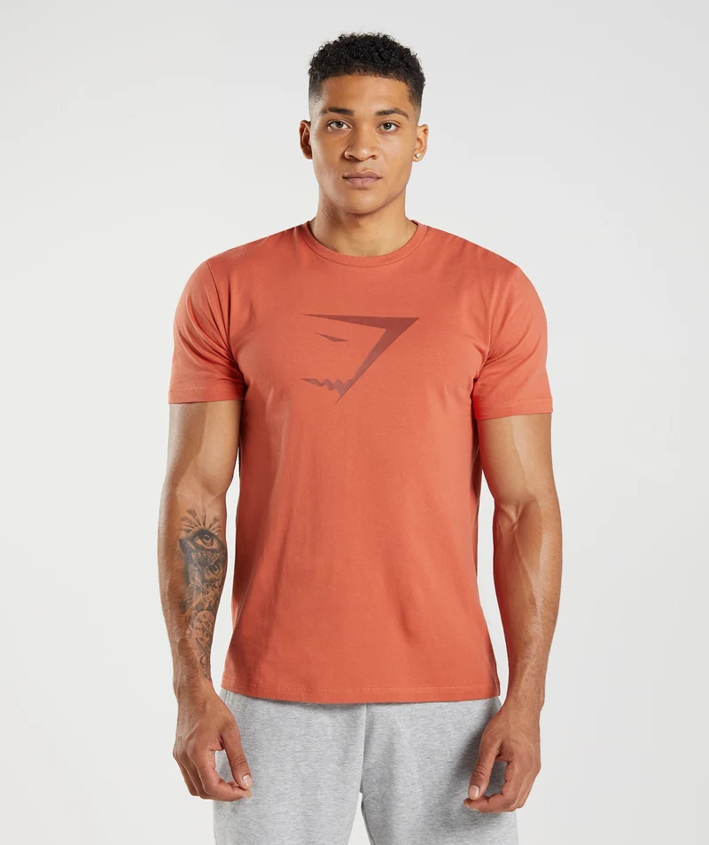 Gymshark Sharkhead Short Sleeve T-Shirt - Red