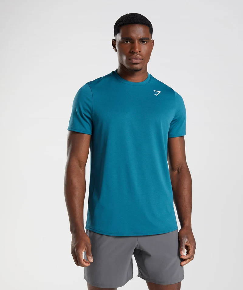 Gymshark Arrival T-Shirt - Atlantic Blue