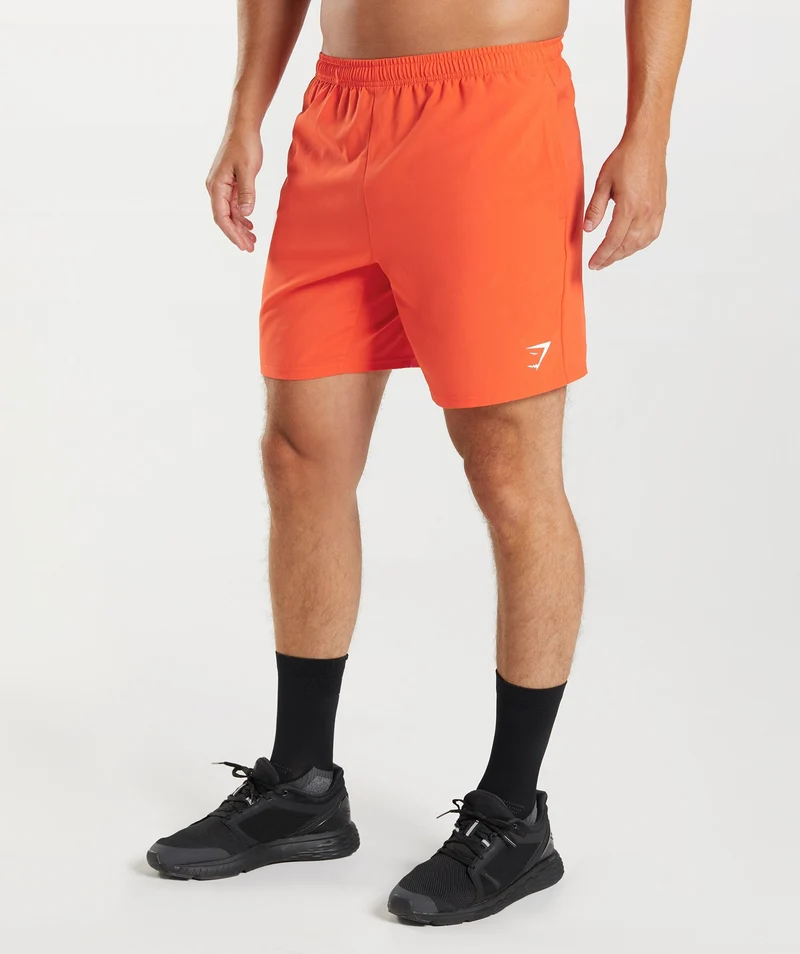 Gymshark Arrival 7" Shorts - Red