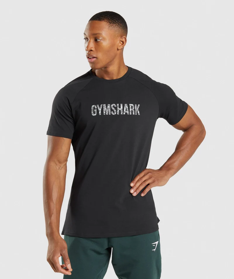 Gymshark Apollo T-Shirt - Black