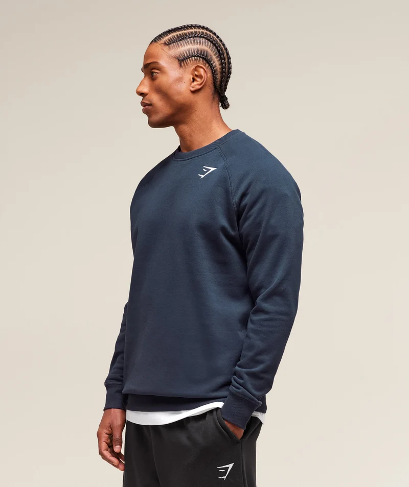 Gymshark Crest Crew - Navy