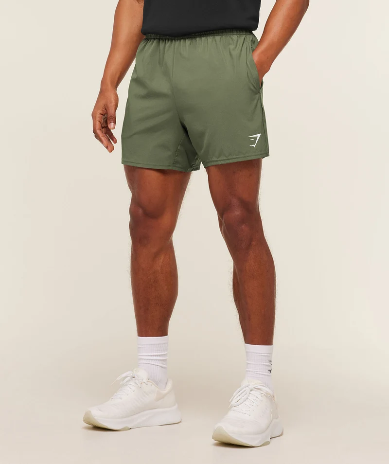 Gymshark Arrival 5" Shorts - Core Olive