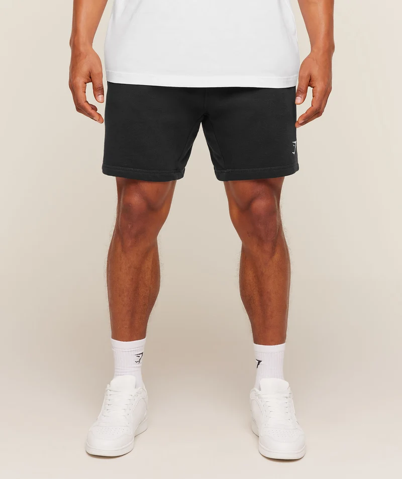 Gymshark Crest 7" Shorts - Black