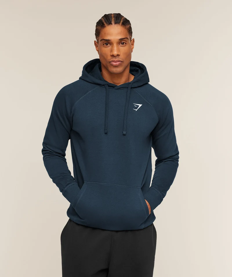 Gymshark Crest Hoodie - Navy