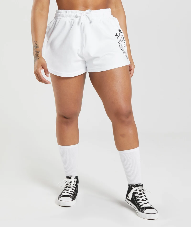 Gymshark Legacy Shorts - White
