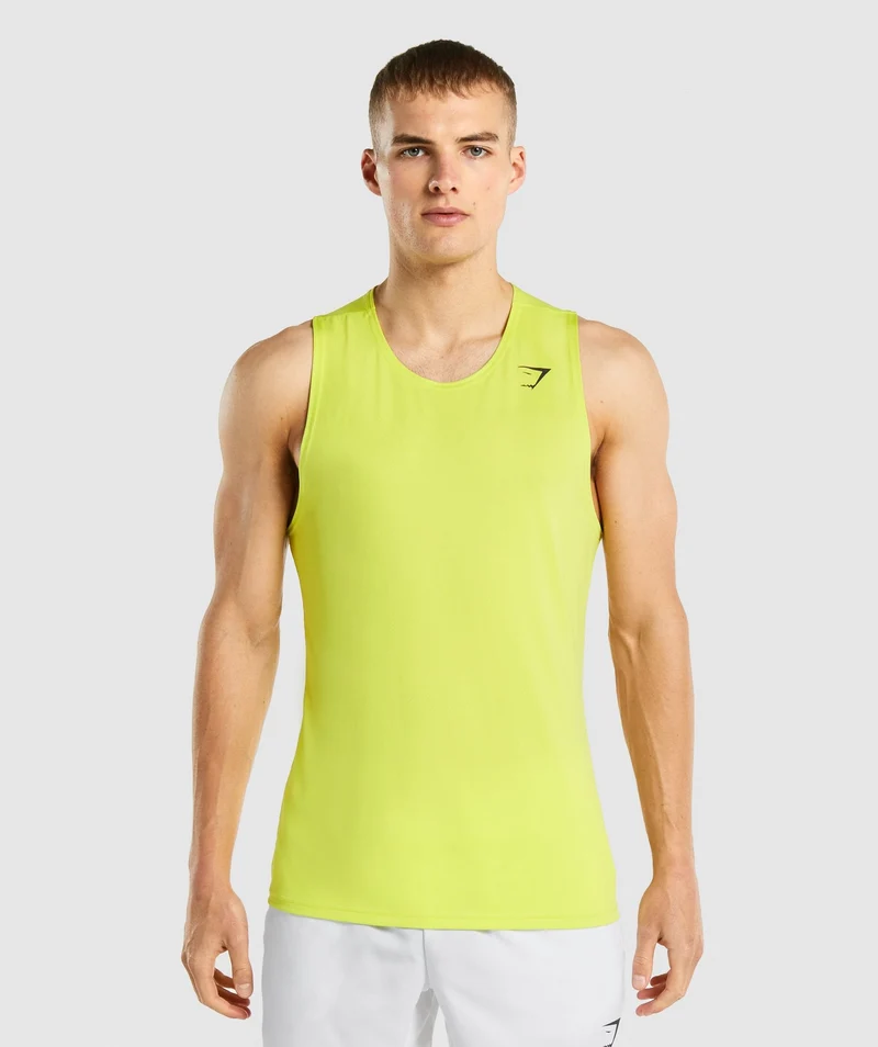 Gymshark Arrival Tank - Glitch Yellow