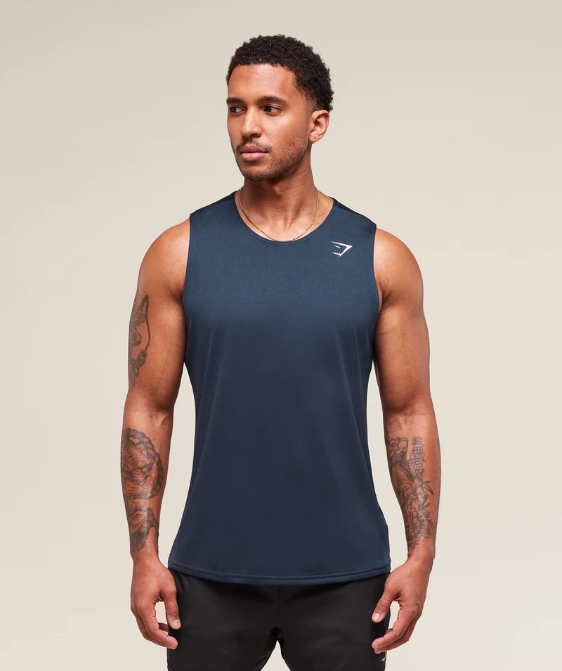 Gymshark Arrival Tank - Navy