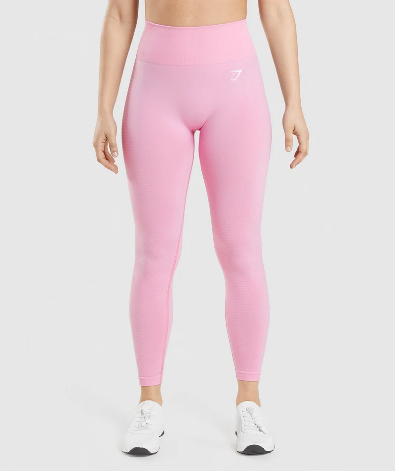 Gymshark Vital Regular Leggings - Sorbet Pink/ Marl